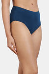 Zivame Anti-Microbial Medium Rise Full Coverage Hipster Panty (Pack of 3) - Multicolor — thumbnail 12